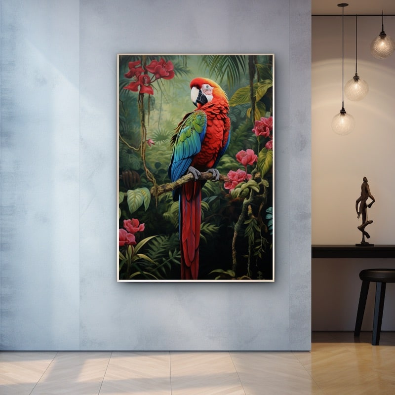 Parrot Bird Painting