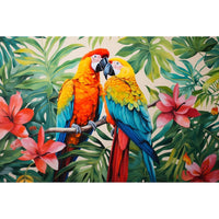 Thumbnail for Macaw Couple Canvas