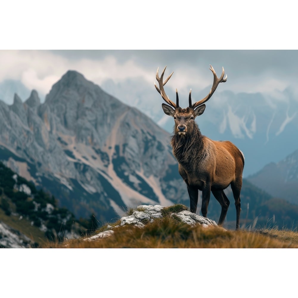 Realistic Deer Canvas