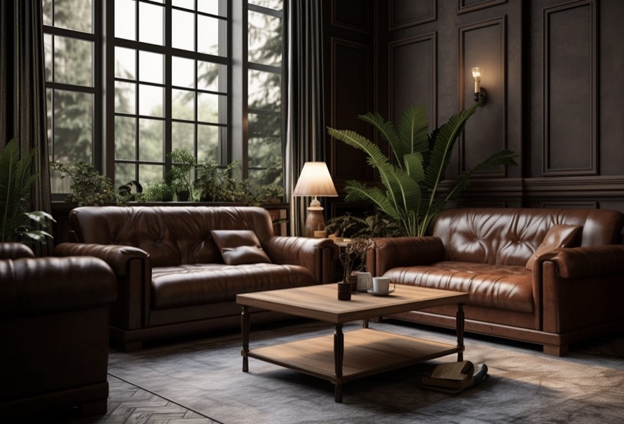 How to Decorate Around a Brown Sofa: Colours & Wall Art
