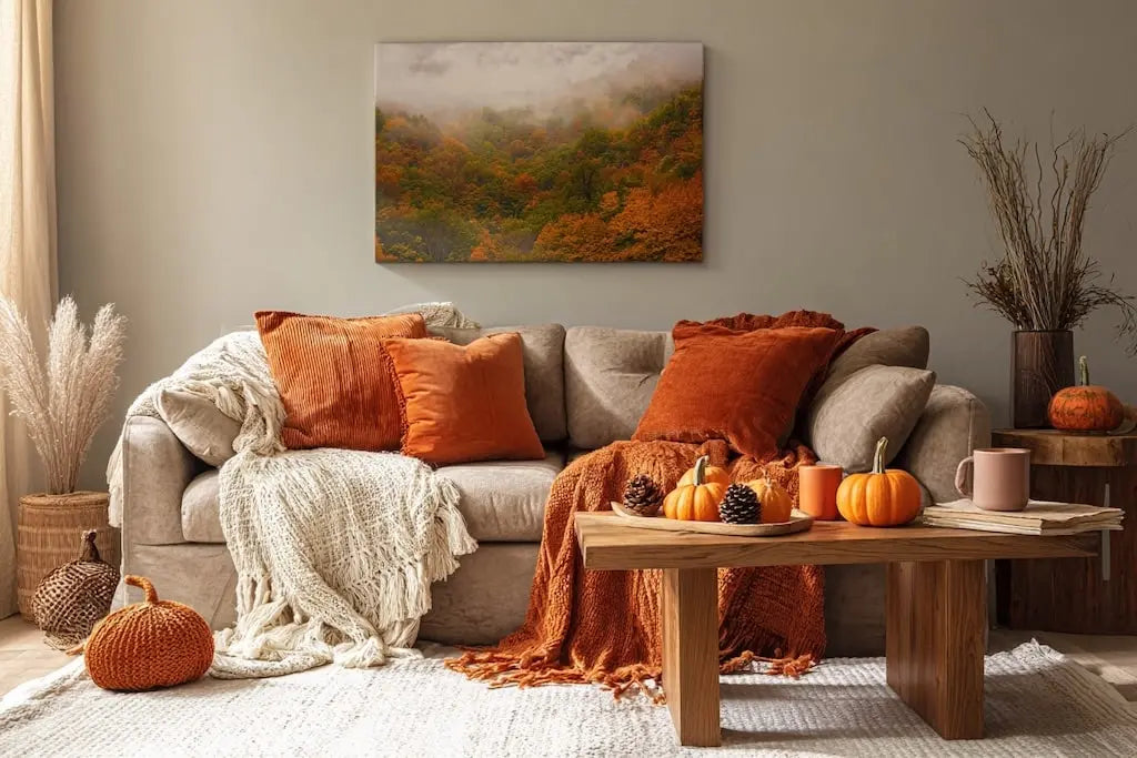 Autumn Home Decoration Ideas: Warm Tones & Seasonal Wall Art