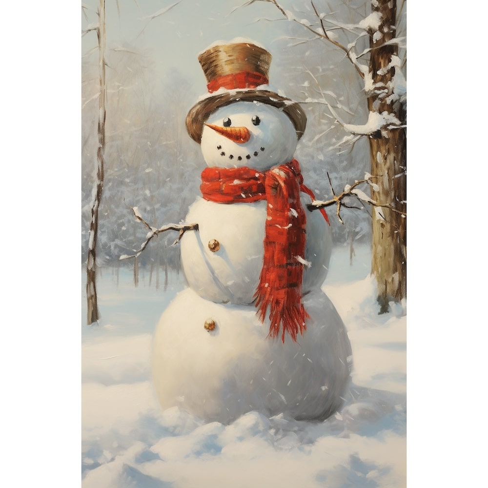 Winter Themed Painting Art