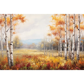 White Birch Tree Canvas