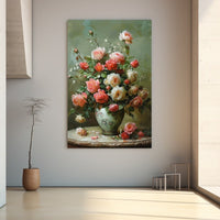 Thumbnail for Painting of Roses in a Vase