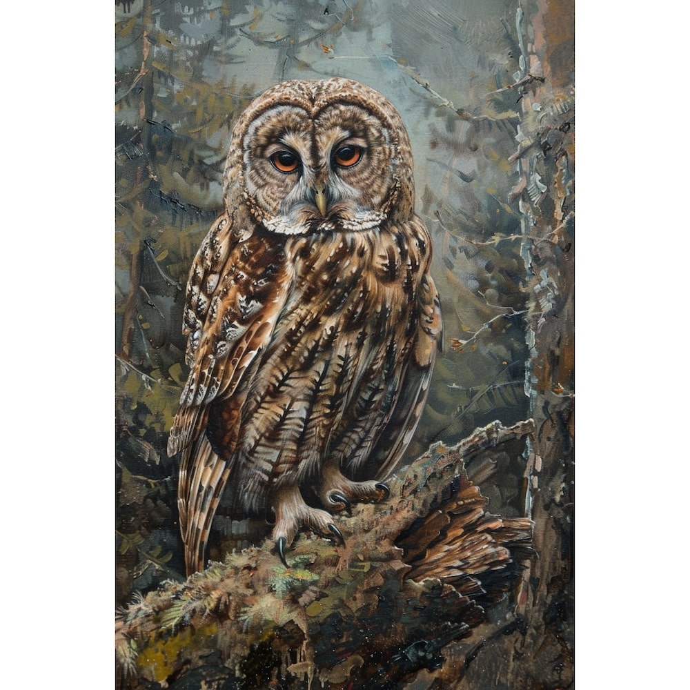 Barn Owl Acrylic Canvas
