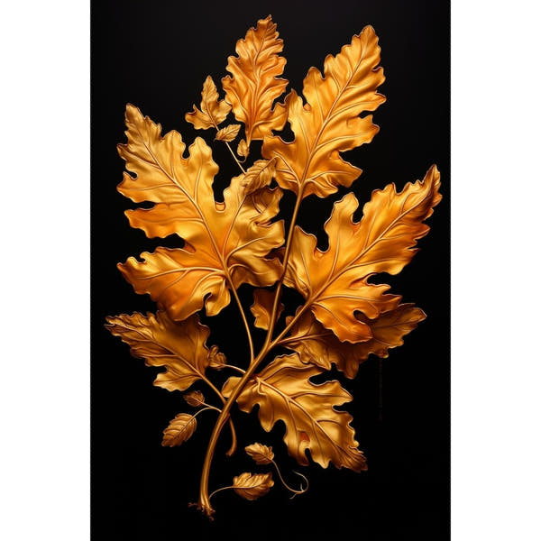 Golden Leaf Canvas
