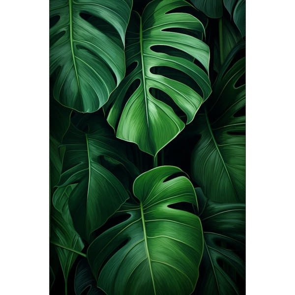 Cheese Plant Leaf Canvas