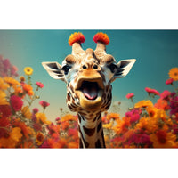 Thumbnail for Funny Giraffe Canvas