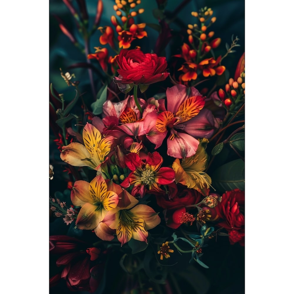 Large Flower Canvas on Canvas