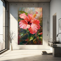 Thumbnail for Large Pink Flower Painting