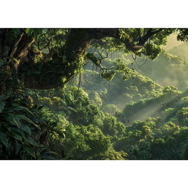 Large Jungle Painting