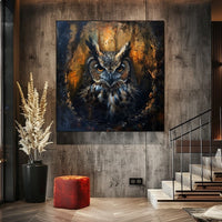 Thumbnail for Owl Acrylic Painting