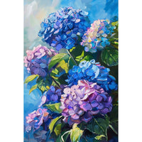 Thumbnail for Abstract Hydrangea Canvas