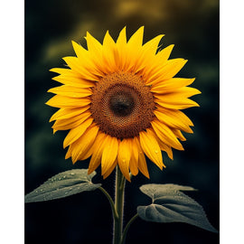 Sunflower Painting Mural