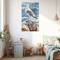Thumbnail for Seagull Painting Canvas