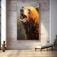 Thumbnail for Acrylic Bear Painting