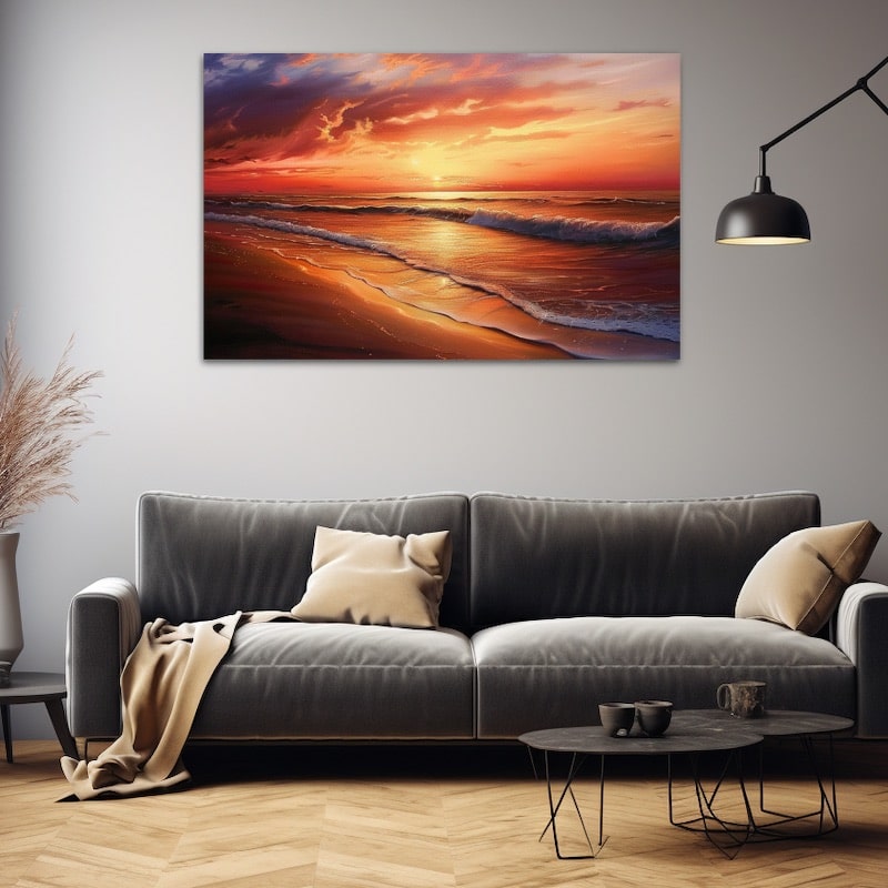Sunset Oil Painting