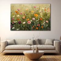 Thumbnail for Wild Flowers Oil Painting