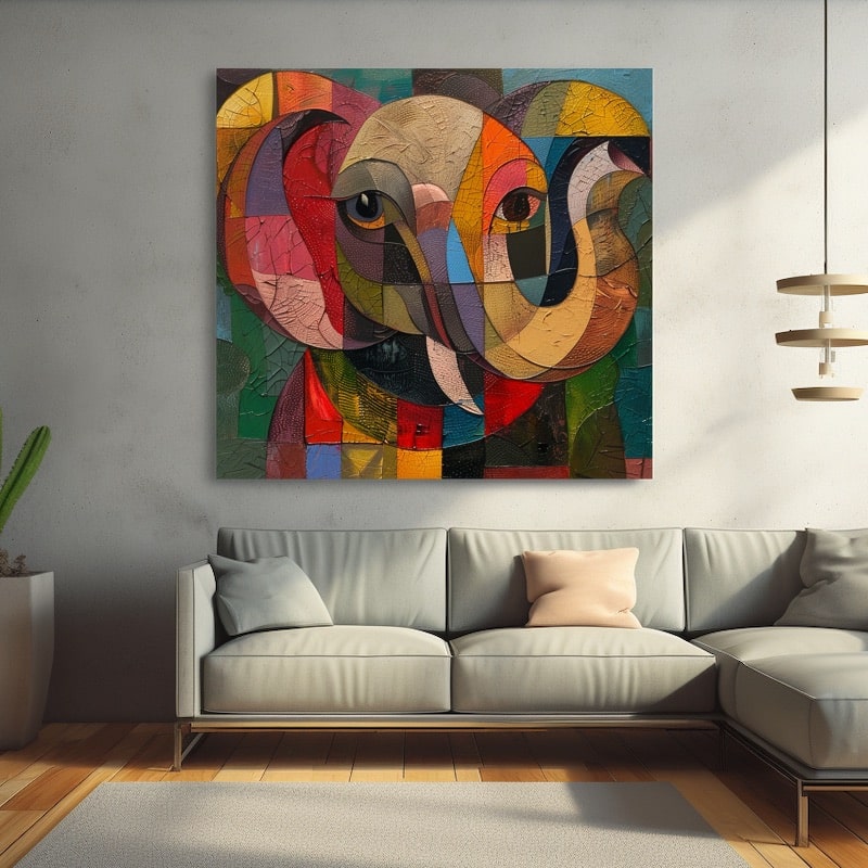 Abstract Elephant Painting