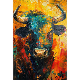 Bull Art Canvas