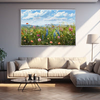 Thumbnail for Flower Field Acrylic Painting