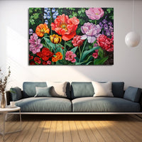 Thumbnail for Acrylic Flowers on Canvas
