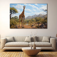 Thumbnail for Giraffe Acrylic Painting