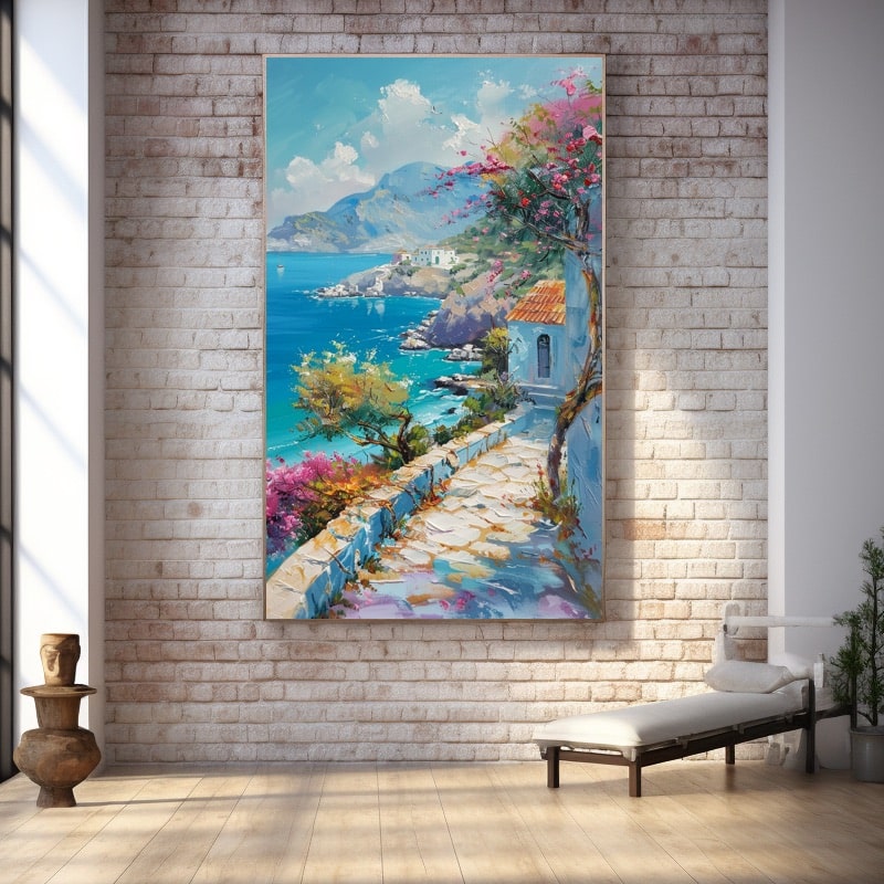 Beautiful Landscape Painting in Acrylic