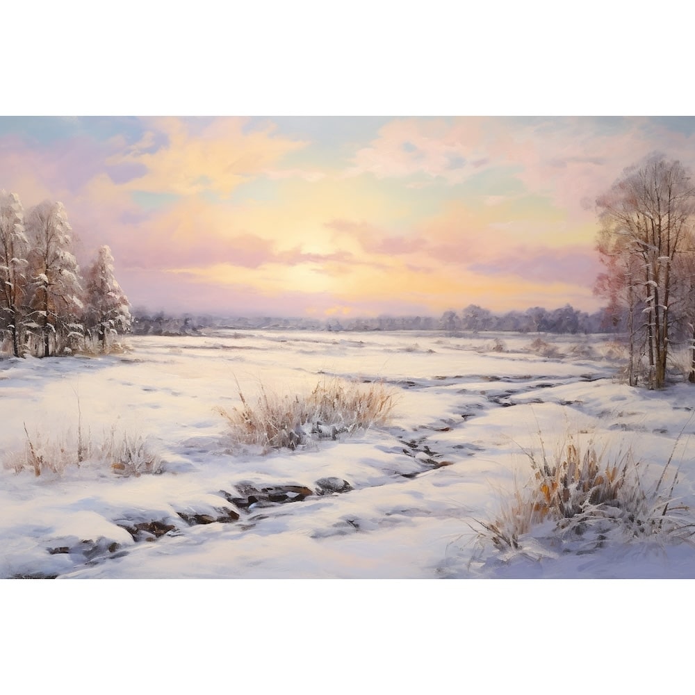 Acrylic Canvas Winter Scenes