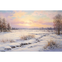 Thumbnail for Acrylic Canvas Winter Scenes