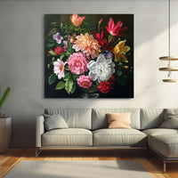 Thumbnail for Vase of Flowers Oil Painting