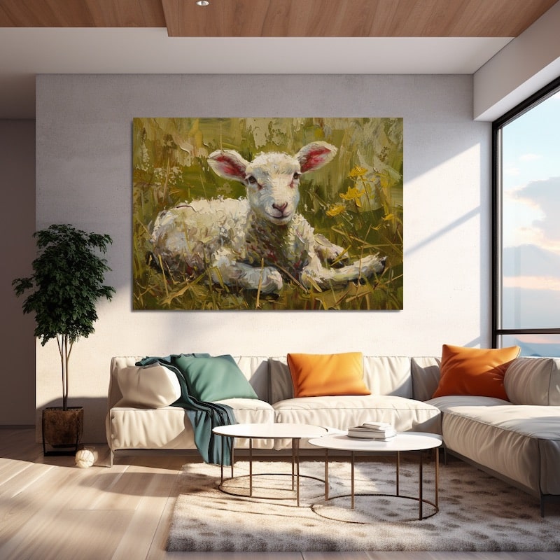 Lamb Painting