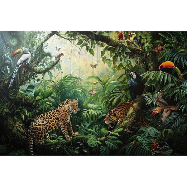 Jungle Animals Canvas
