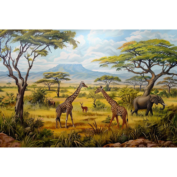 African Savannah canvas