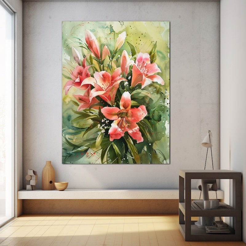 Flower Watercolor Painting
