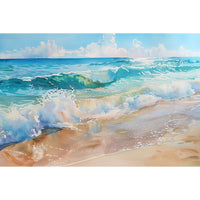 Thumbnail for Beach Watercolour Canvas