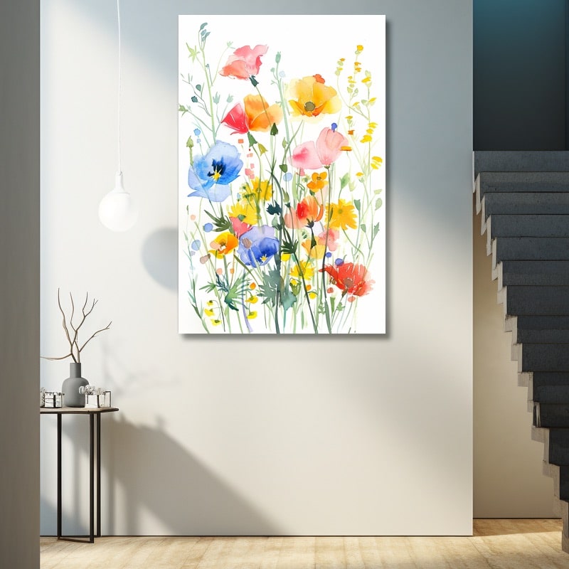 Flowers Watercolour Painting