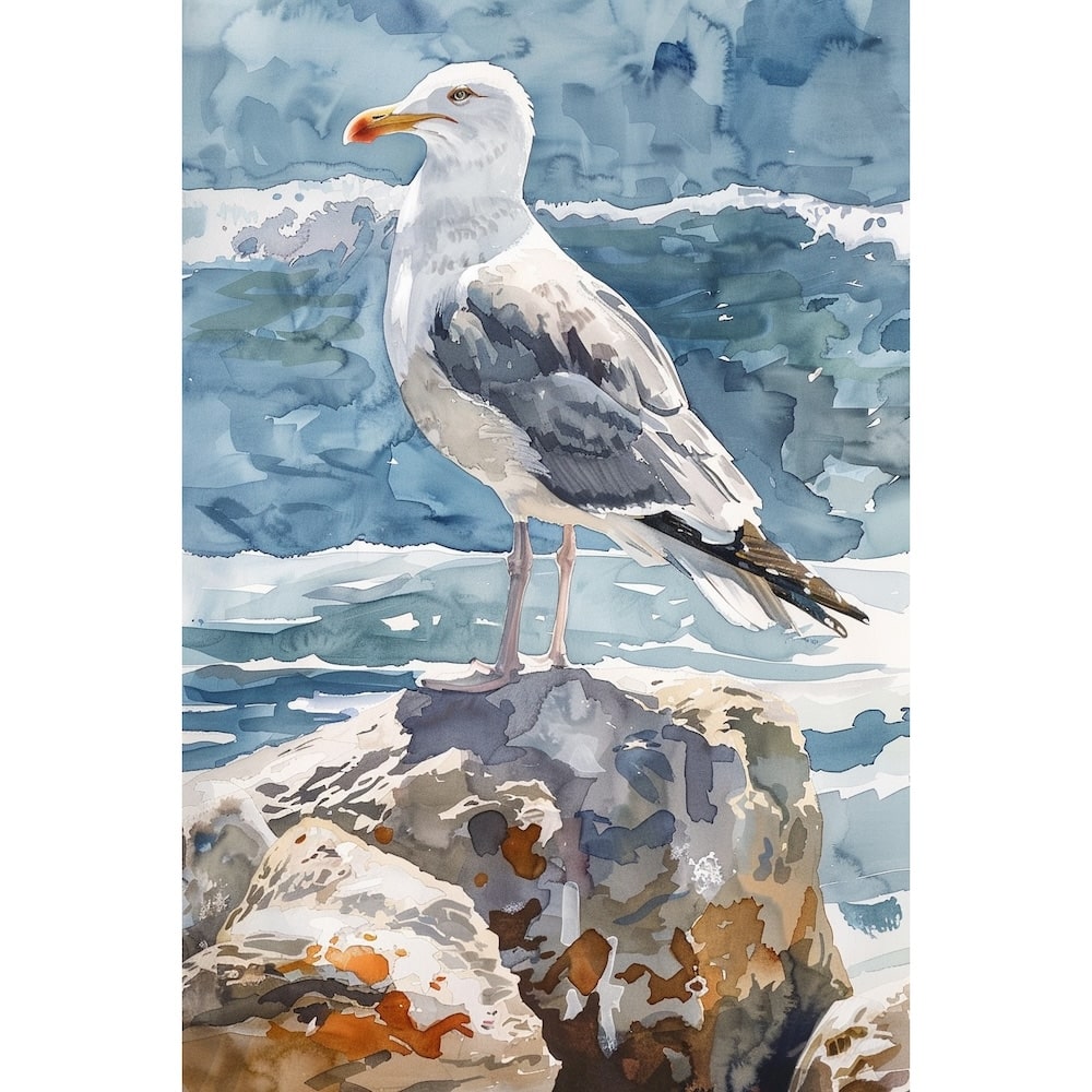 Seagull Canvas Painting