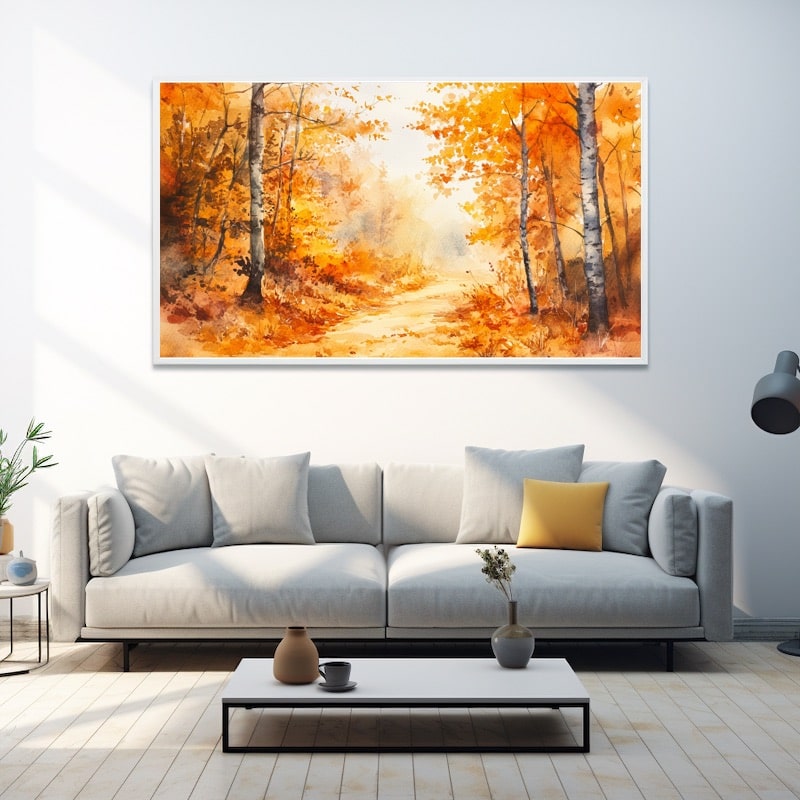 Autumn Watercolor Painting
