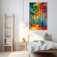 Thumbnail for Painting of Colorful Trees