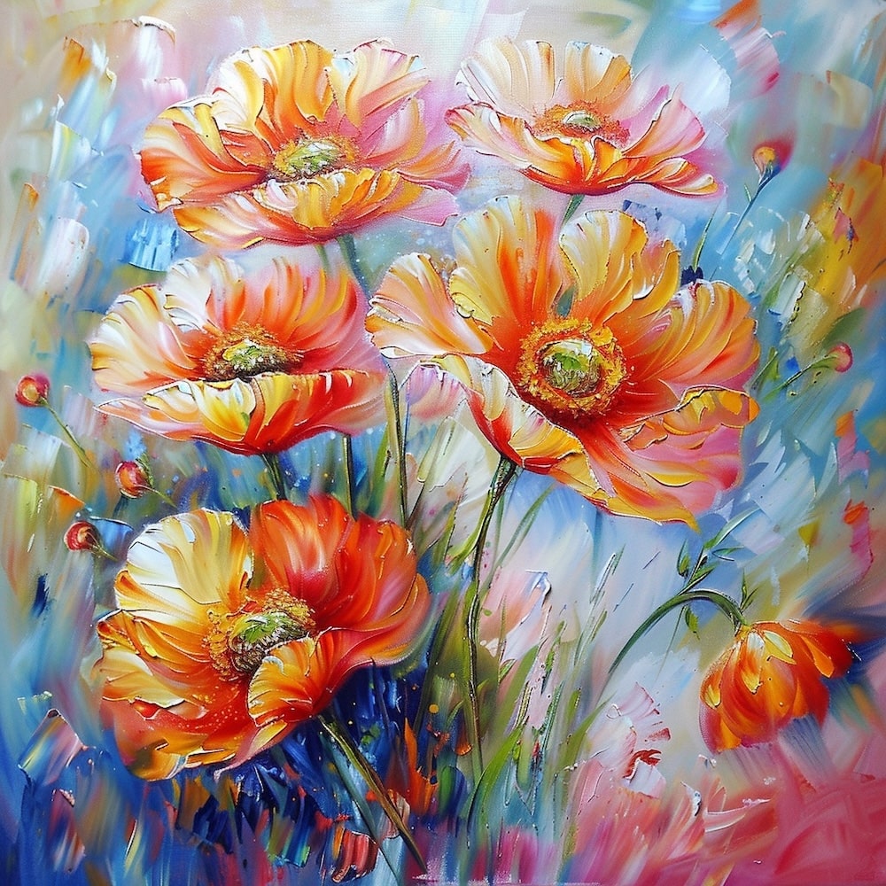 Flower Knife Canvas