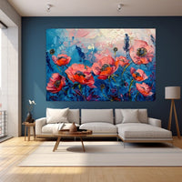 Thumbnail for Palette Knife Oil Flower Painting