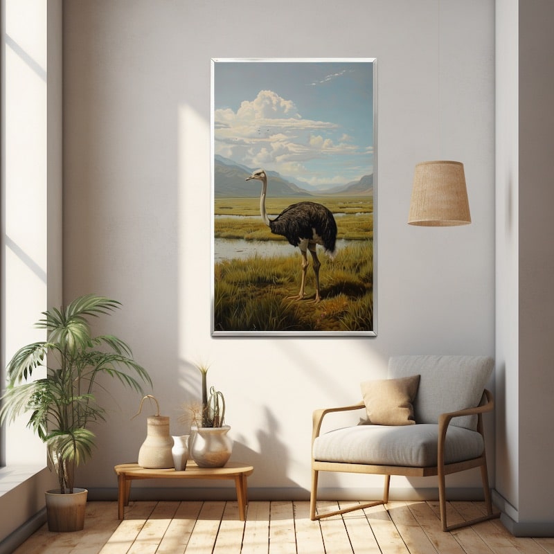 Ostrich Painting