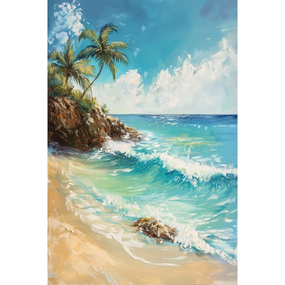Tropical Ocean Canvas