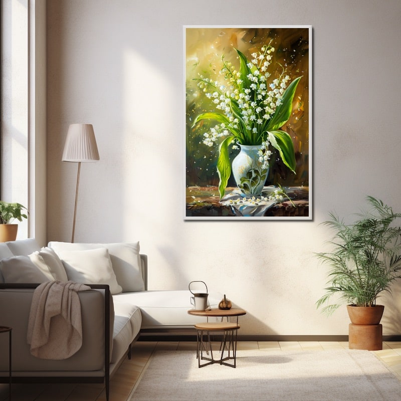 Lily of the Valley Oil Painting