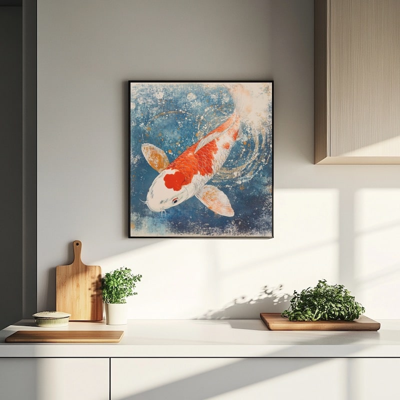 Carp Fish Painting