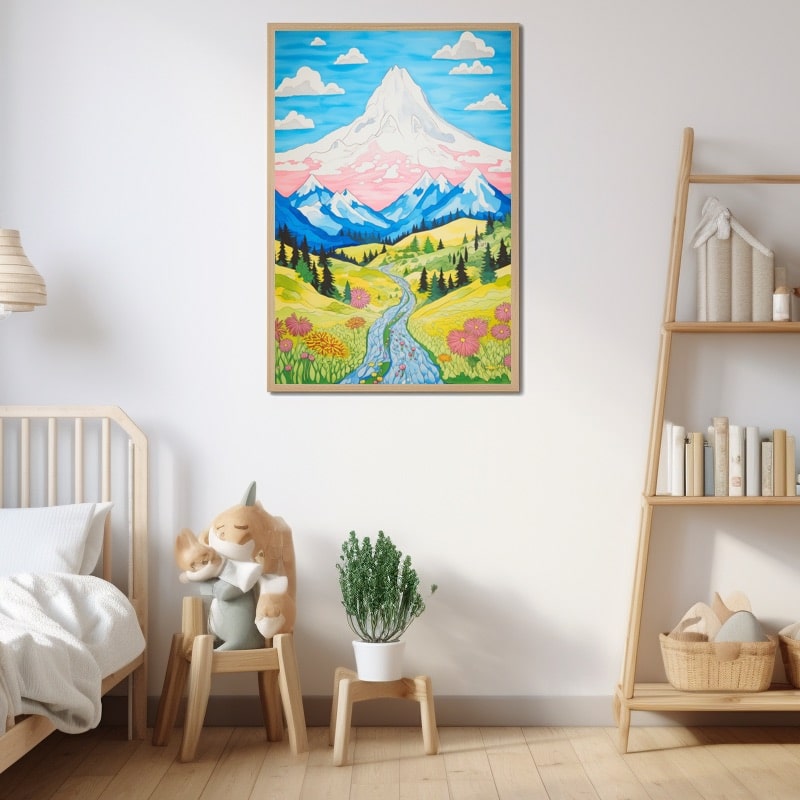 Painting of a Mountain