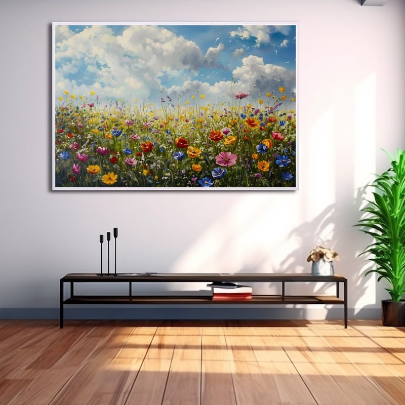 Field of Flowers Painting