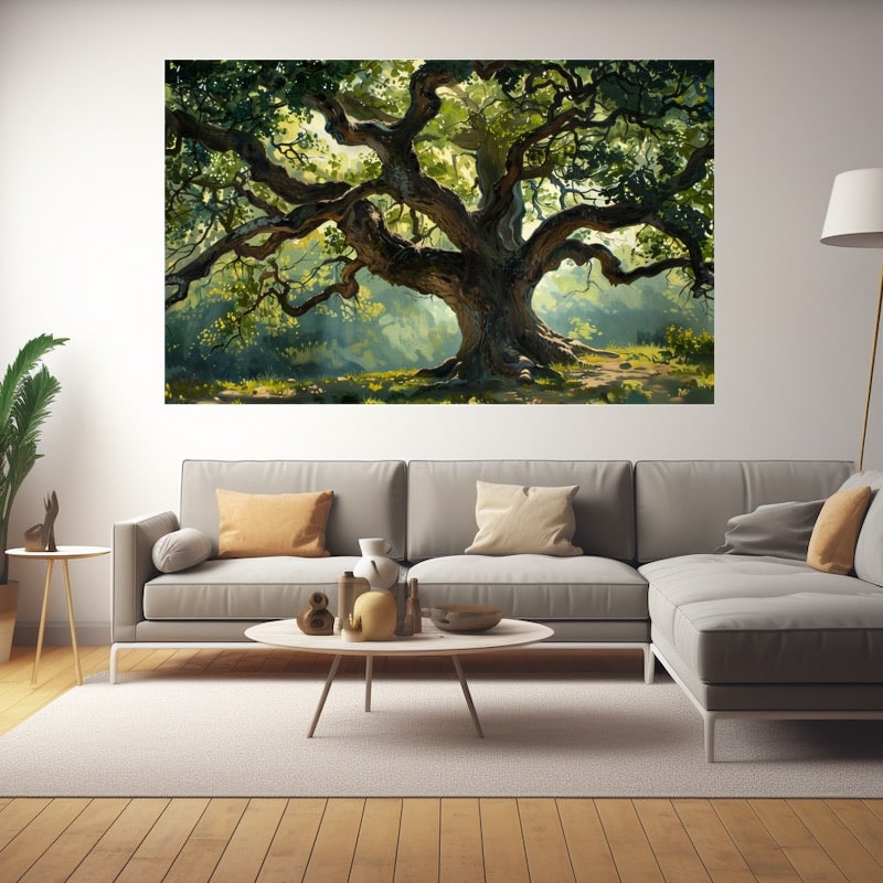 Oak Tree Painting