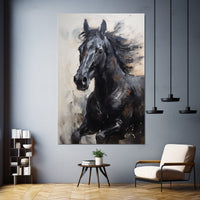 Thumbnail for Black Horse Painting